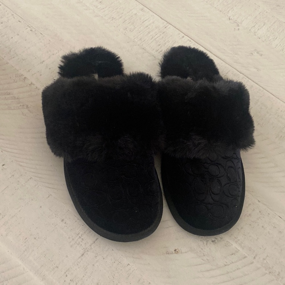 Coach slippers